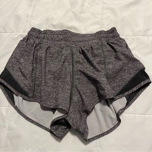 Heather Grey Hotty Hot lululemon shorts